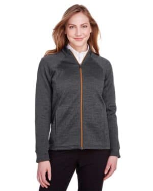 BLACK HEATHER/ ORANGE SODA North end NE712W women's flux 20 full-zip jacket