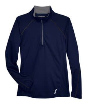 CLASSIC NAVY 78187 women's radar quarter-zip pullover performance top