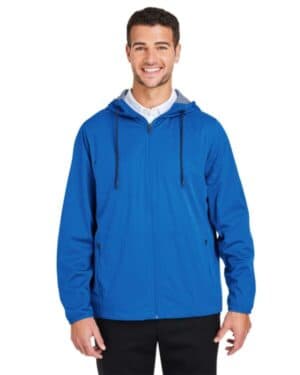 LIGHT NAUTICAL BLUE HEATHER North end NE75 men's network lightweight jacket