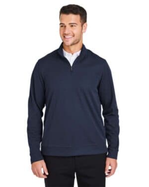 NE412 men's express tech performance pique quarter-zip pullover
