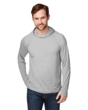 NE105 unisex jaq stretch performance hooded long sleeve t-shirt