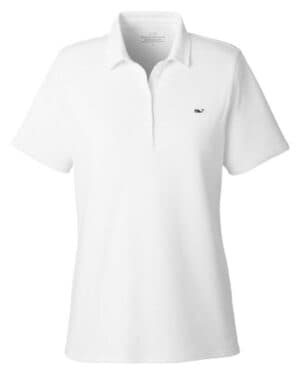 WHITE CAP Vineyard vines G001189 women's edgartown pique polo
