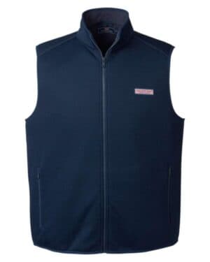 VINEYARD NAVY Vineyard vines K002713 mountain sweater fleece vest