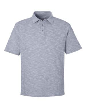 CLASSIC NAVY HEATHER North end NE115 men's eclipse jacquard polo