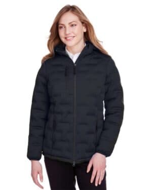 BLACK/ CARBON North end NE708W women's loft puffer jacket