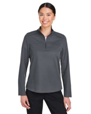 NE412W women's express tech performance pique quarter-zip pullover