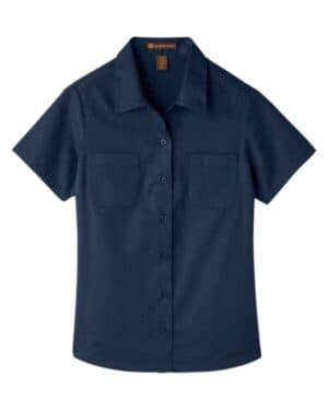 DARK NAVY M585W women's advantage il short sleeve dress shirt