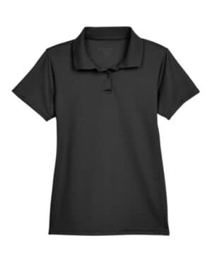 Harriton M315W women's polyester jersey polo
