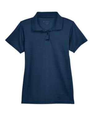 NAVY Harriton M315W women's polyester jersey polo