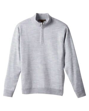 Harriton M421 unisex pilbloc quarter-zip pullover sweater