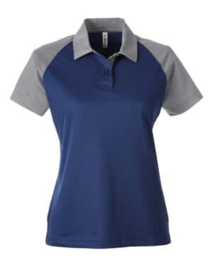 TT21CW women's command snag-protection colorblock polo