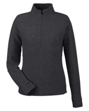 NE725W women's spirit textured quarter-zip pullover