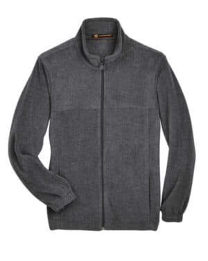 CHARCOAL Harriton M990Y youth full-zip fleece