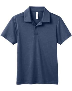 SPORT DARK NAVY HEATHER Team 365 TT51HY youth zone sonic heather performance polo