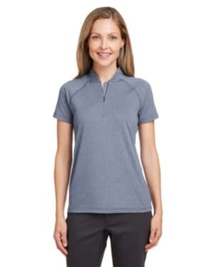 NAVY HEATHER Swannies SW200L women's quinn polo
