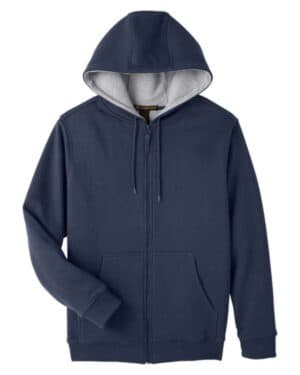 DARK NAVY M711 unisex climabloc lined heavyweight hooded sweatshirt