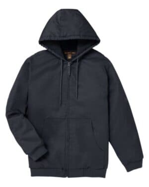 DARK CHARCOAL M722 unisex climabloc heavyweight hooded full-zip jacket