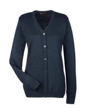 M425W women's pilbloc v-neck button cardigan sweater