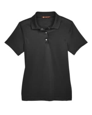 BLACK M345W women's advantage snag protection plus il snap placket polo