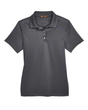 DARK CHARCOAL M345W women's advantage snag protection plus il snap placket polo