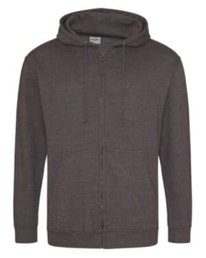 JHA050 midweight college full-zip hooded sweatshirt