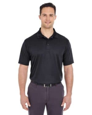 Ultraclub 8210T men's tall cool & dry mesh piqu polo