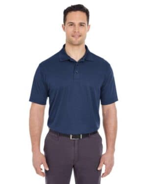 NAVY Ultraclub 8210T men's tall cool & dry mesh piqu polo