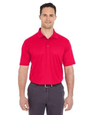 RED Ultraclub 8210T men's tall cool & dry mesh piqu polo