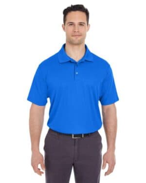 Ultraclub 8210T men's tall cool & dry mesh piqu polo