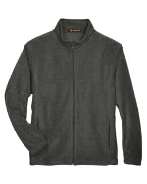 Harriton M990T men's tall full-zip fleece