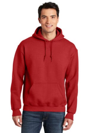 RED 12500 gildan-dryblend pullover hooded sweatshirt