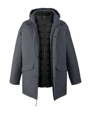 CARBON/ BLACK CE725 men's inspire 3-in-1 jacket with insulated liner
