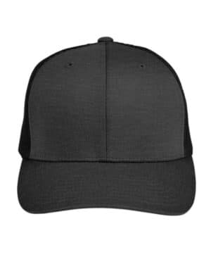 BLACK HEATHER/ BLACK Team 365 TT802Y youth zone sonic heather trucker cap