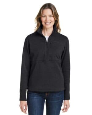 BLACK Marmot M13224 women's dropline half-zip jacket