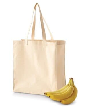 NATURAL Bagedge BE055 canvas grocery tote