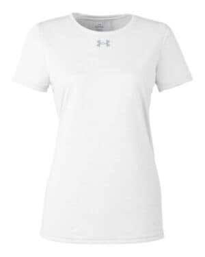 WHITE/ MOD GREY Under armour 1376847 women's team tech t-shirt