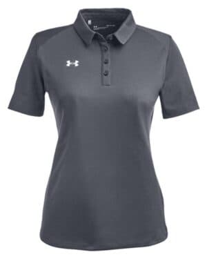 CS GREY LIGHT HEATHER/ WHITE Under armour 1370431 women's tech polo