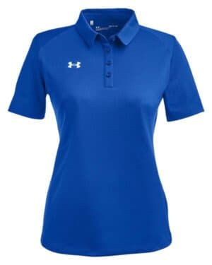 ROYAL/ WHITE Under armour 1370431 women's tech polo