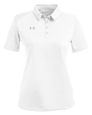 WHITE/ MOD GREY Under armour 1370431 women's tech polo