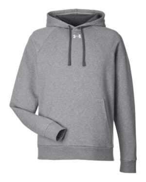 CS GREY LIGHT HEATHER/ WHITE Under armour 1379757 rival fleece hooded sweatshirt