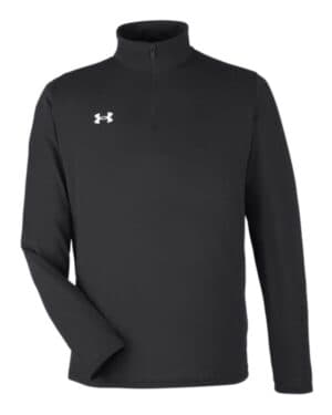 BLACK/ WHITE Under armour 1376844 team tech quarter-zip pullover