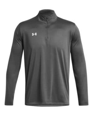 CASTLEROCK/ WHITE Under armour 1376844 team tech quarter-zip pullover