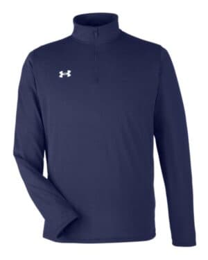 MIDNIGHT NAVY/ WHITE Under armour 1376844 team tech quarter-zip pullover