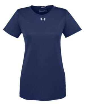 MIDNIGHT NAVY/ METALLIC SILVER Under armour 1305510 women's locker 20 t-shirt