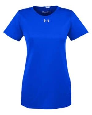 ROYAL/ METALLIC SILVER Under armour 1305510 women's locker 20 t-shirt