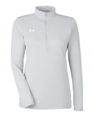 MOD GREY LIGHT HEATHER/ WHITE Under armour 1376862 women's team tech half-zip