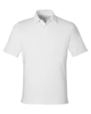 WHITE/ PITCH GREY Under armour 1383255 recycled polo