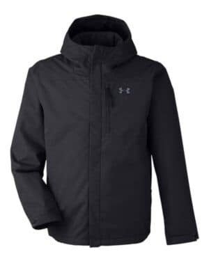 BLACK/ PITCH GREY Under armour 1371585 porter 3-in-1 20 jacket