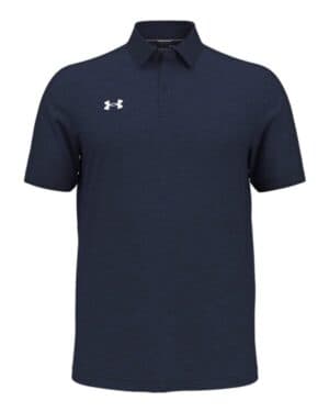MIDNIGHT NAVY/ WHITE Under armour 1376907 trophy level polo