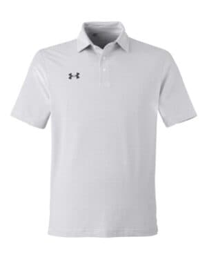 WHITE/ BLACK Under armour 1389853 destin drive striped performance polo